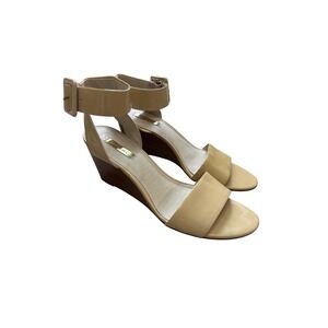 Louise et Cie Lo-Punya Wedge‎ Ankle Strap Sandals Patent Leather Size 9